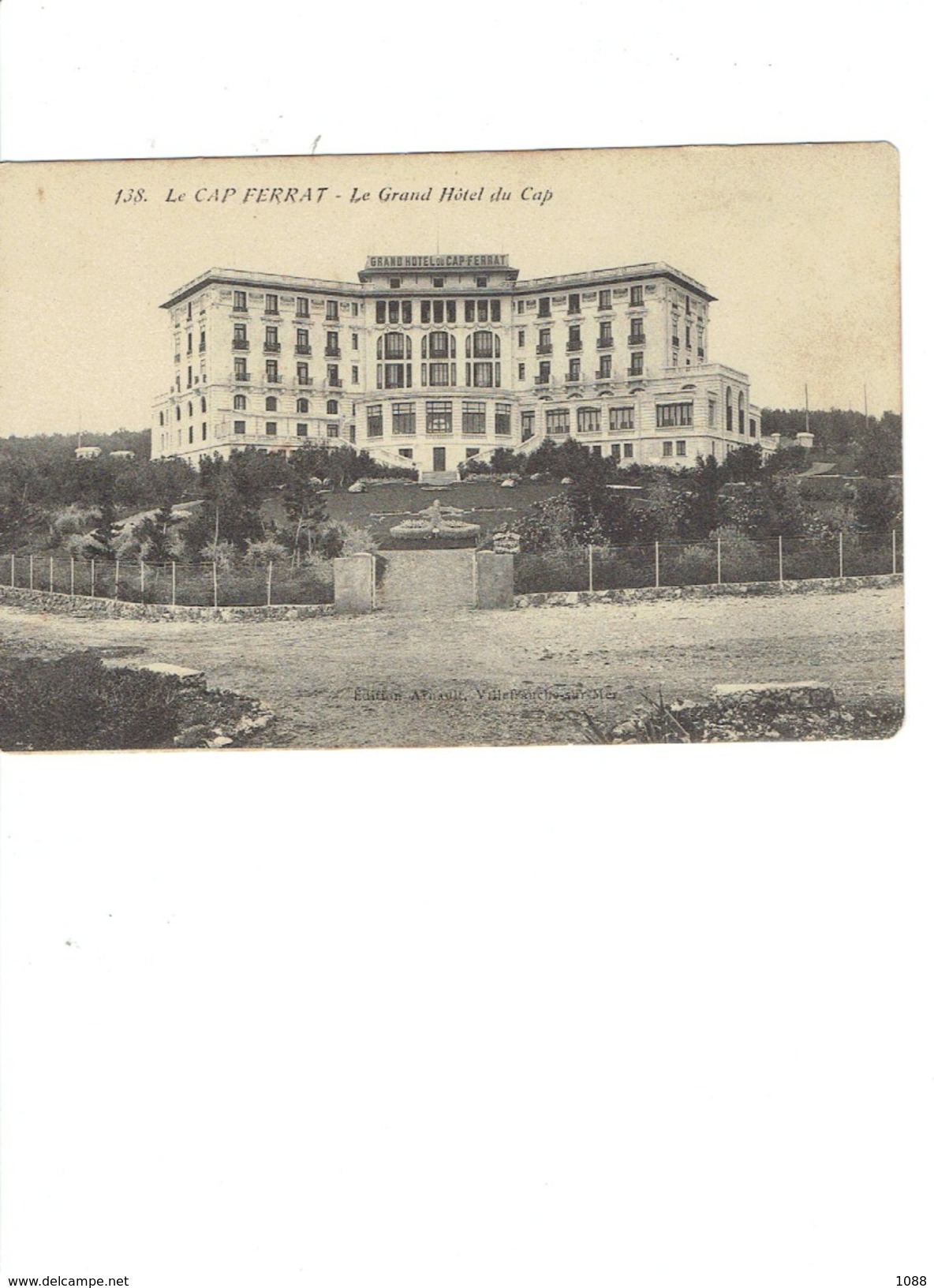 CAP FERRAT Grand Hôtel Du Cap - Other & Unclassified