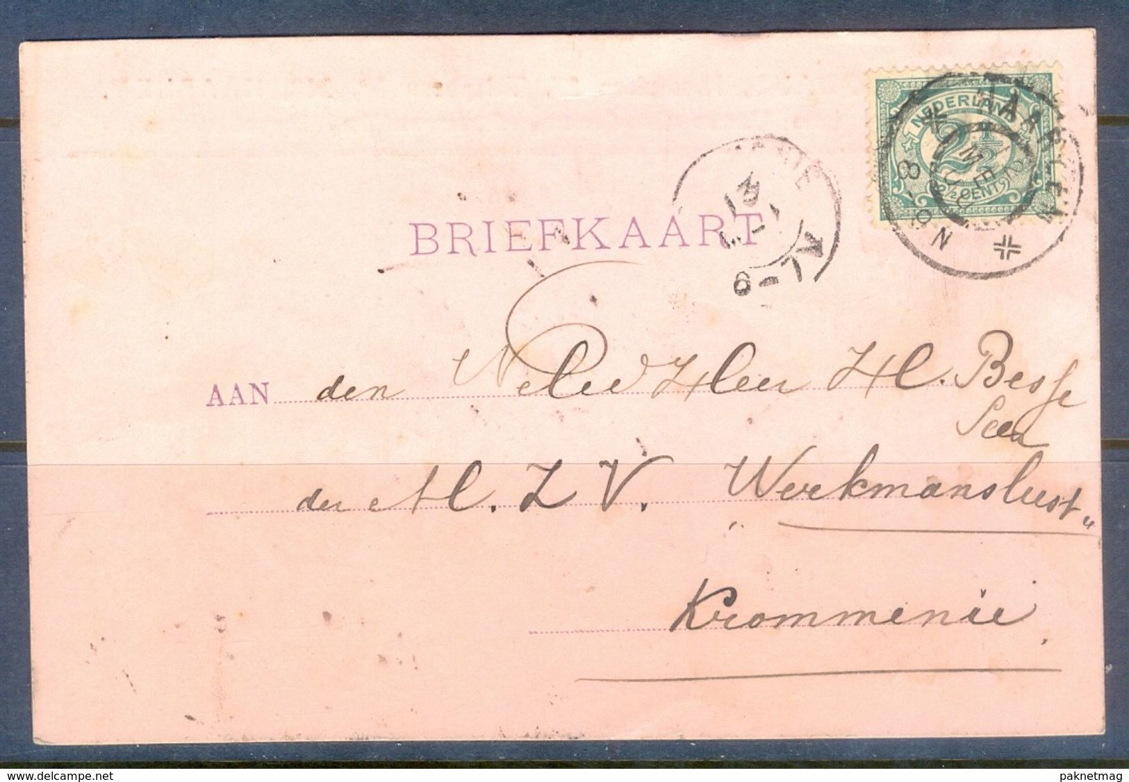 D657- Old & Rare Postal Used Cover Of Netherlands. Nederland. - Other & Unclassified