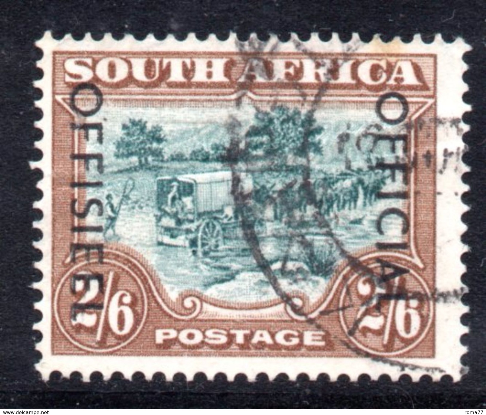XP3206 - SOUTH AFRICA 1929/47 , Tasse Postage Due Il 2 Sh E 6 D. Usato . - Timbres-taxe