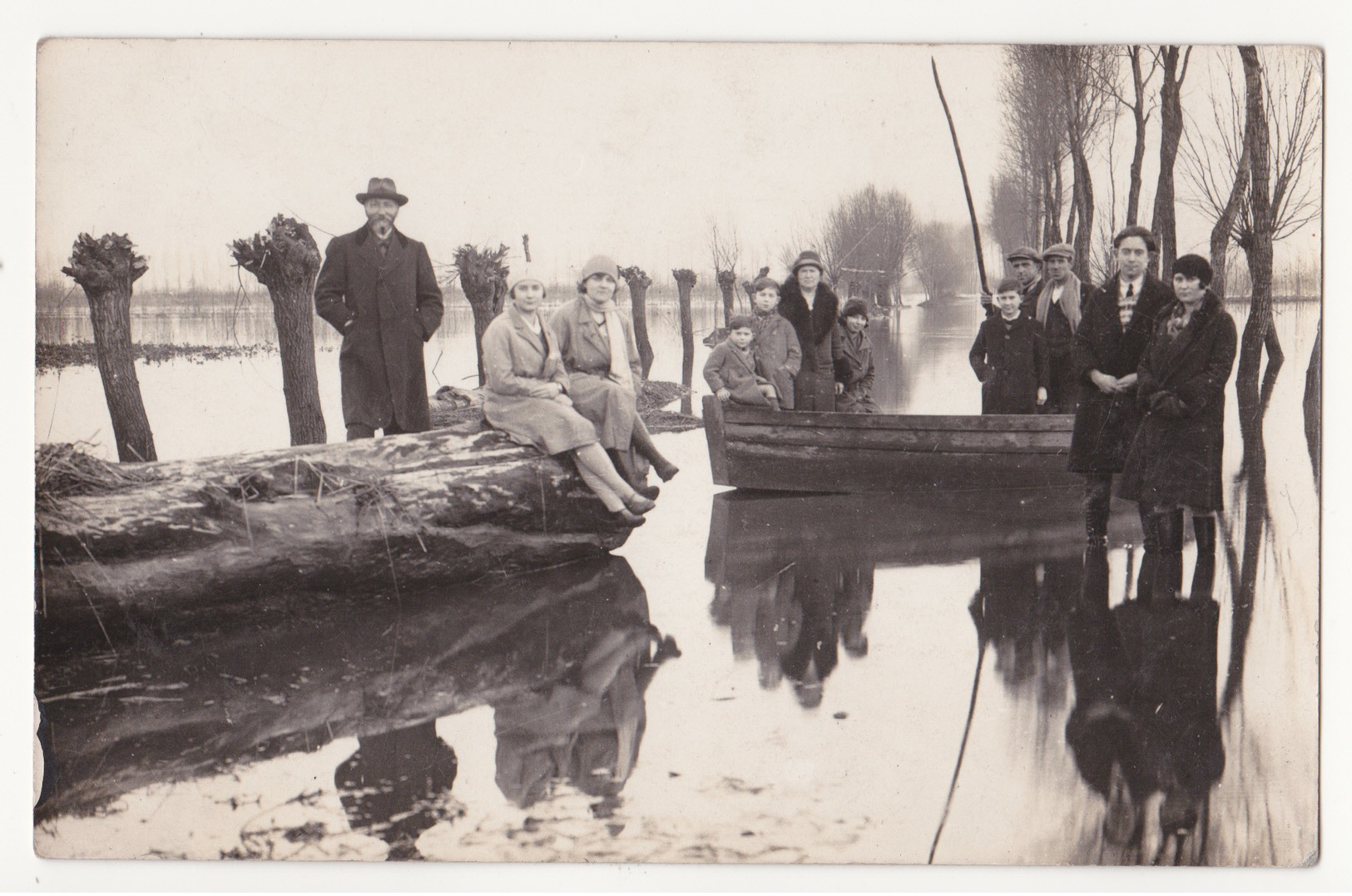 Moerzeke: Overstroming 1928. (fotokaart) - Hamme