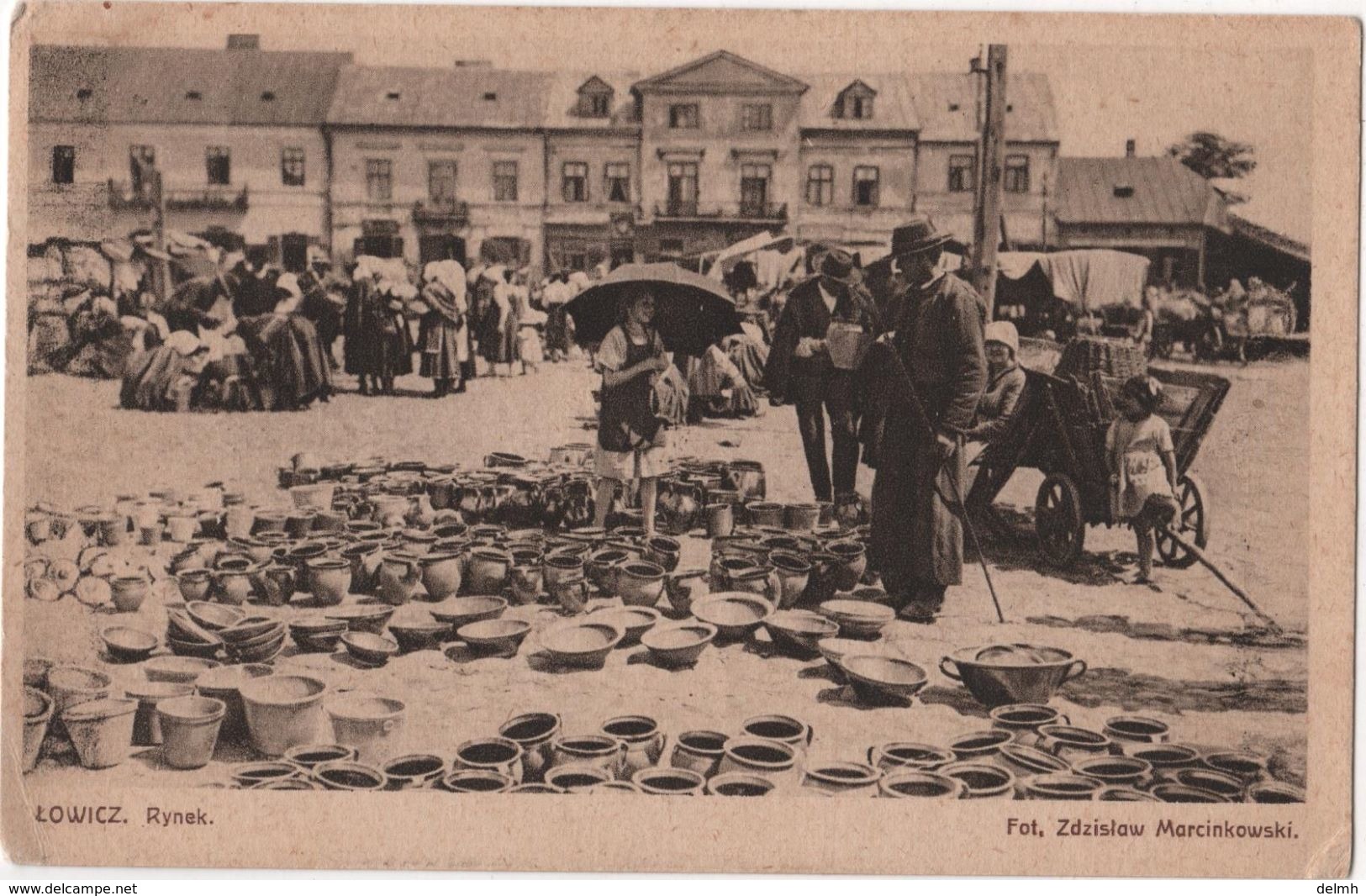 POLAND LOWICZ Rynek Marché Foto Marcinkowski - Polonia