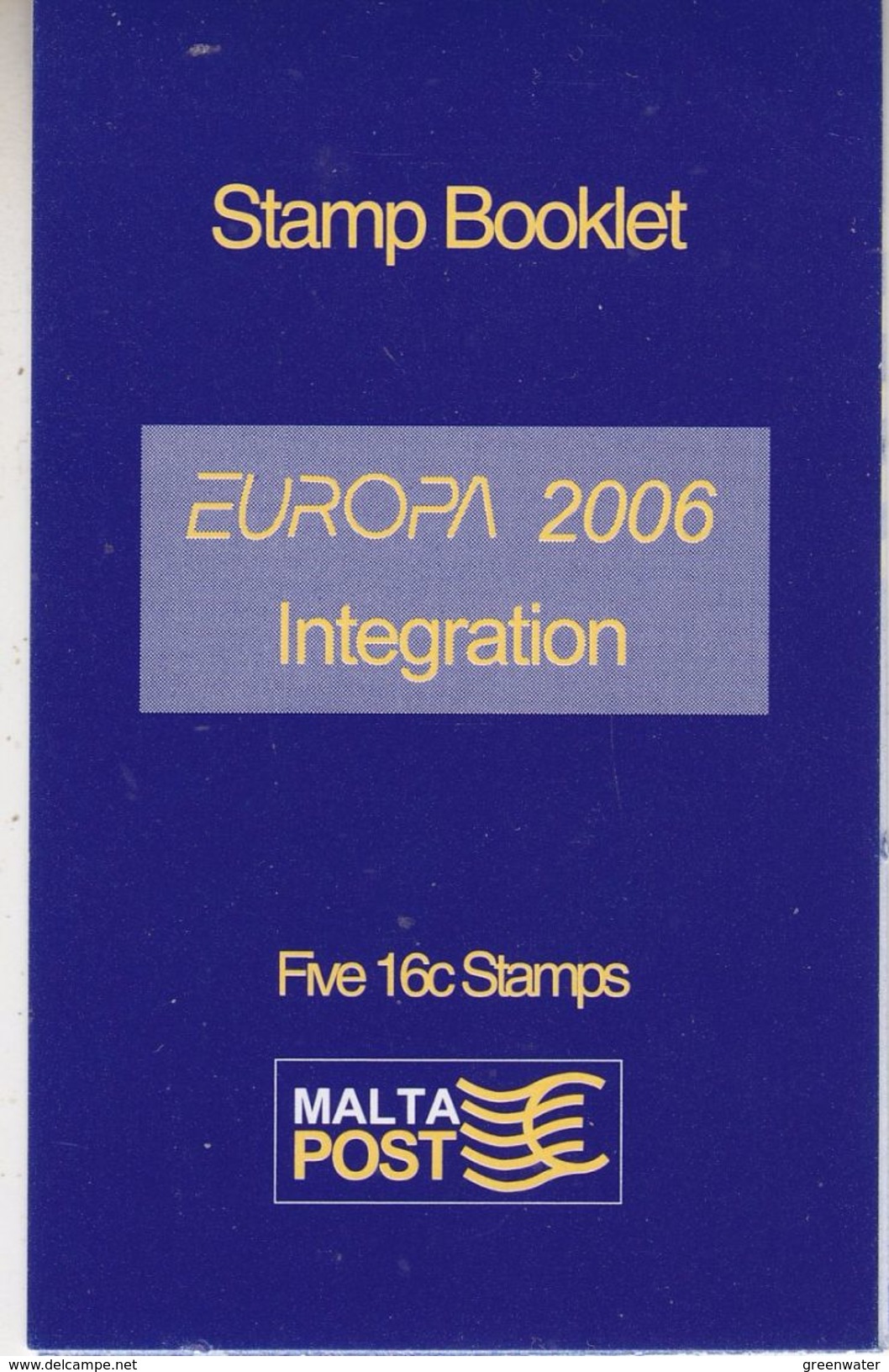 Europa Cept 2006 Malta Booklet ** Mnh (36278) - 2006