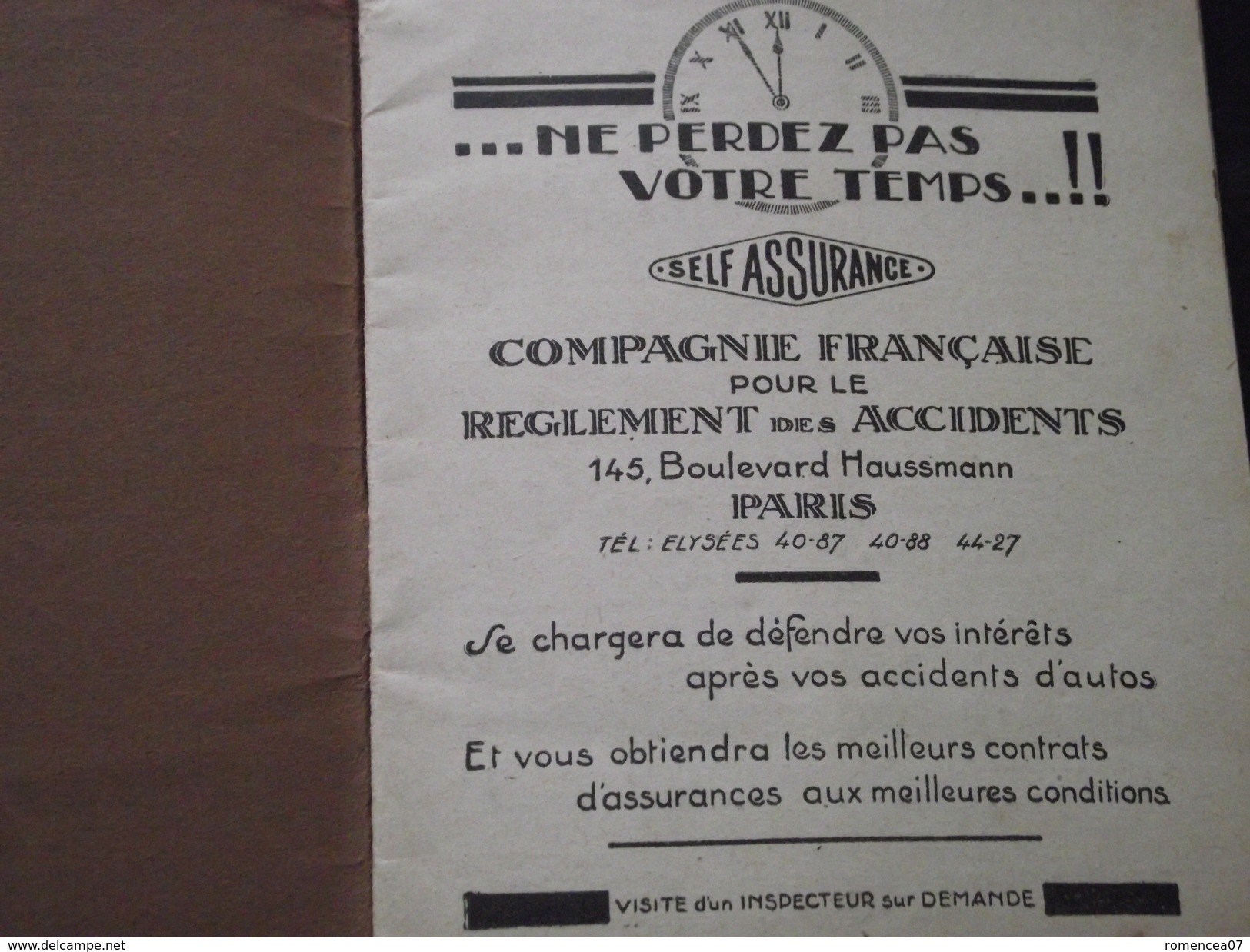 CONSEILS à L'USAGE Des CONDUCTEURS Dans PARIS - Fascicule Avec Plans, Schémas  - Automobile - Avec Pubs - Vers 1920 ! - Auto's