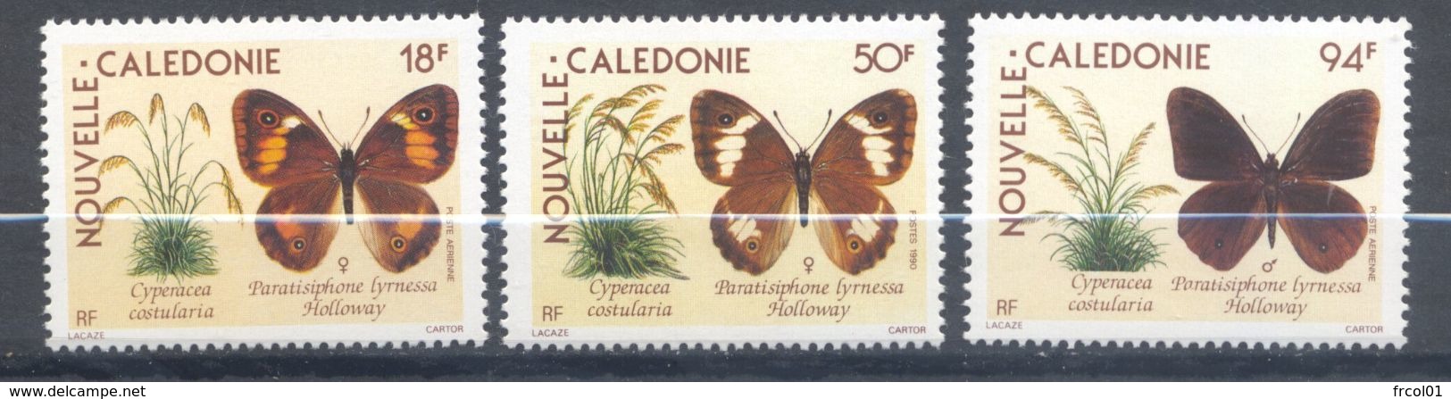 New-Caledonia, Yvert 590+PA265&266, Scott 626/628, MNH - Neufs