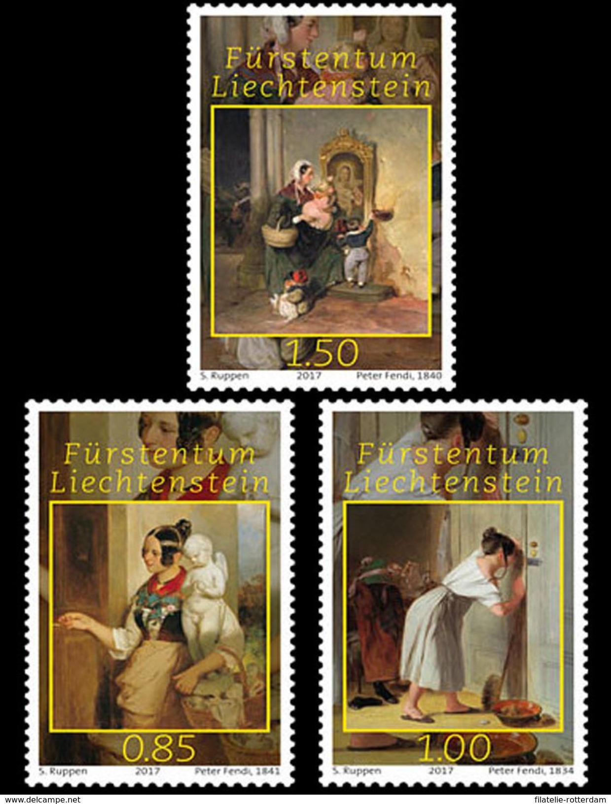 Liechtenstein - Postfris / MNH - Complete Set Kunstschatten 2017 - Ungebraucht