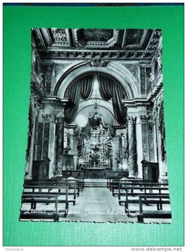 Cartolina Livorno Montenero - Interno Del Santuario 1953 - Livorno