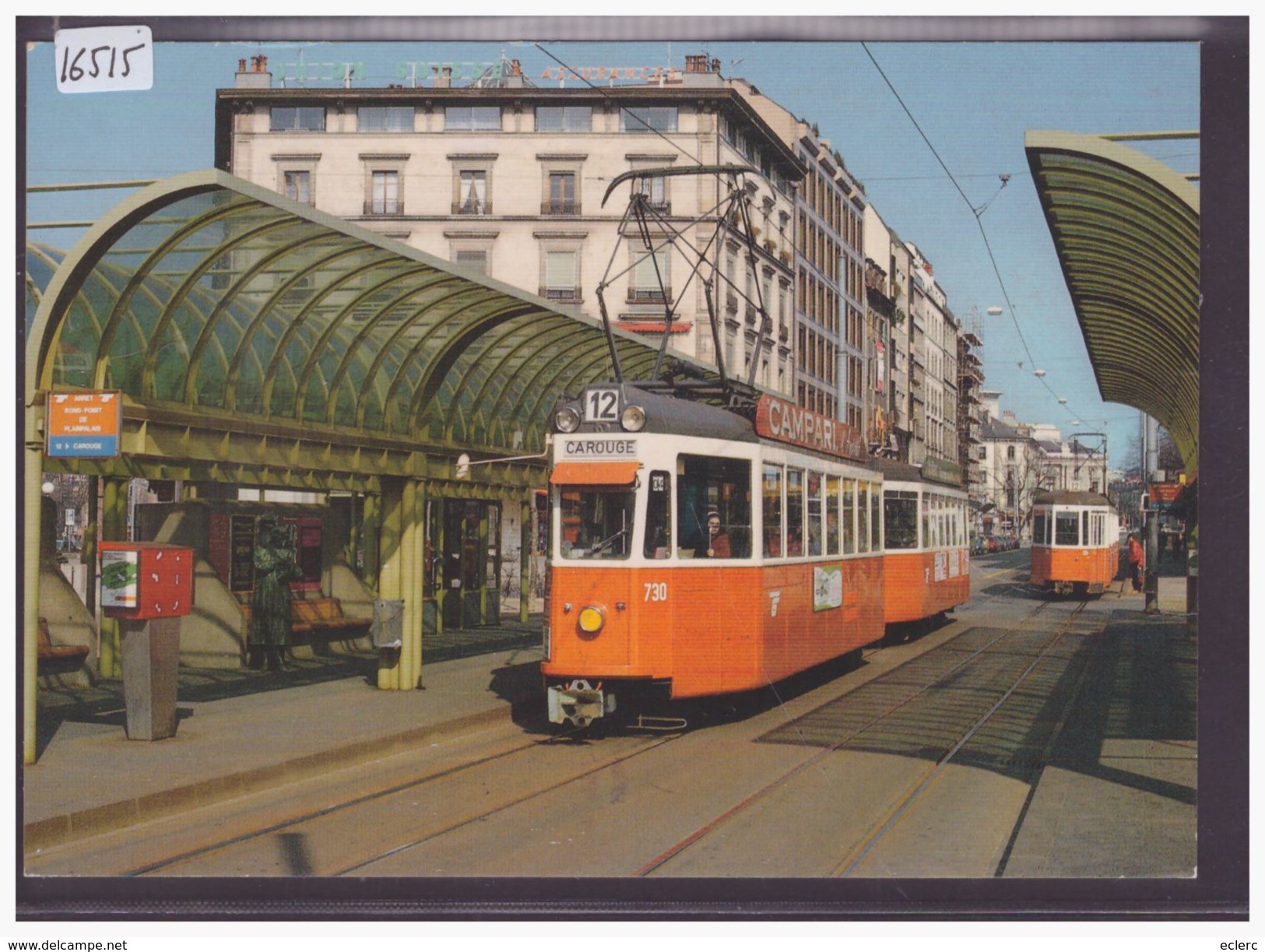 CPM - FORMAT 10x15cm - GENEVE - TRAMWAY - TB - Genève