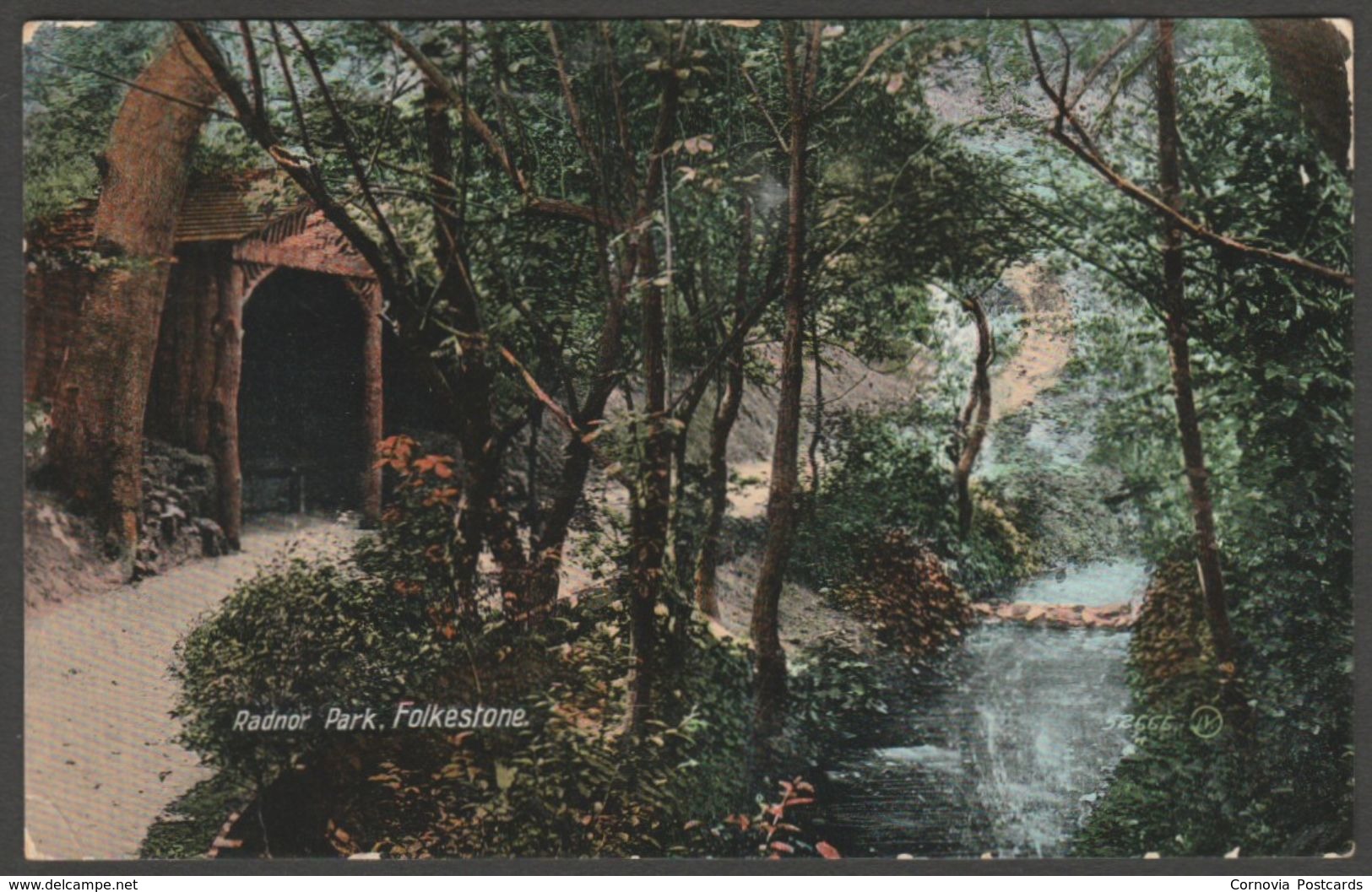 Radnor Park, Folkestone, Kent, 1913 - Valentine Postcard - Folkestone