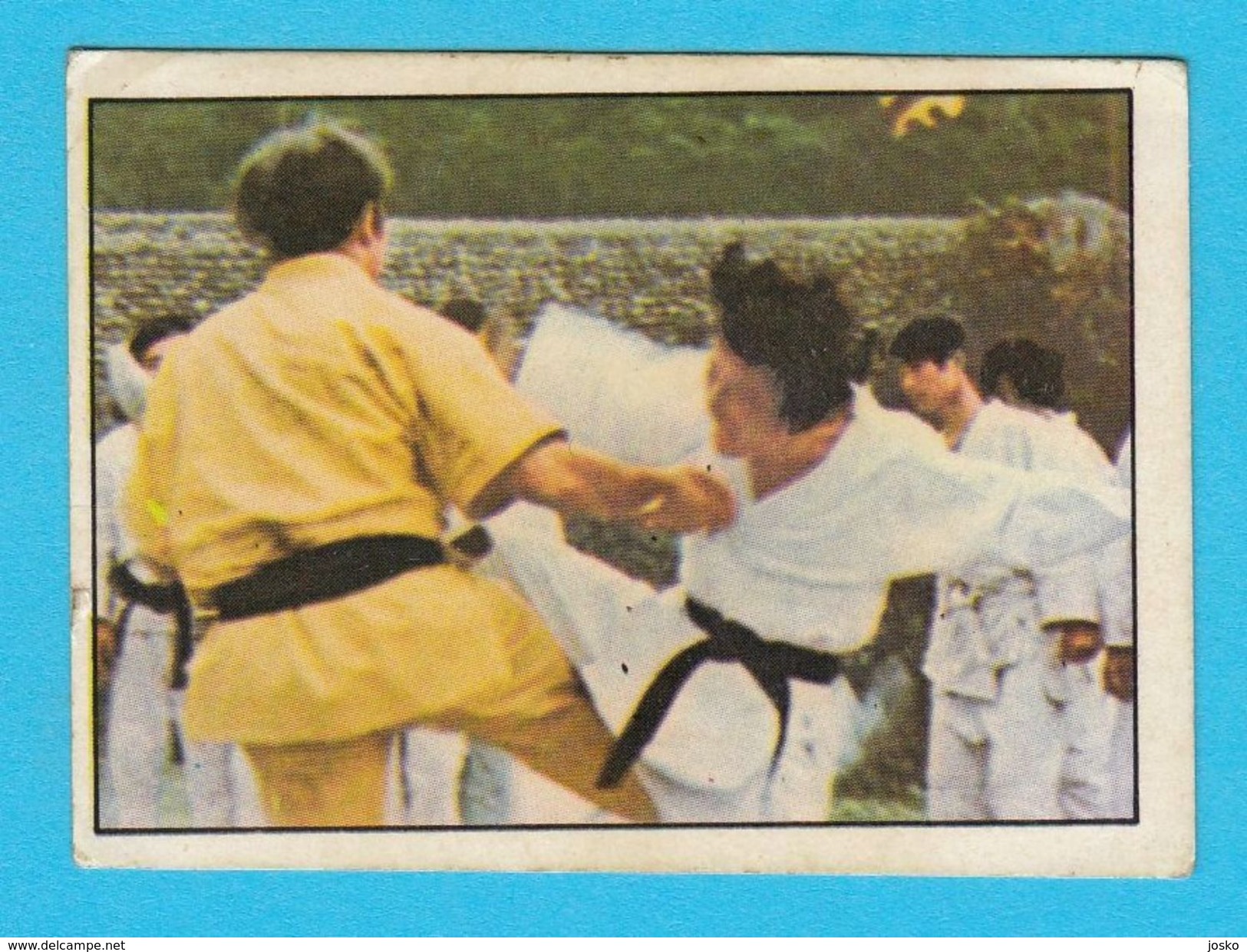 BRUCE LEE - Yugoslav Vintage Collectiable Trading Card * Jeet Kune Do Kung-Fu Karate Martial Arts China Hong-Kong Film - Other & Unclassified