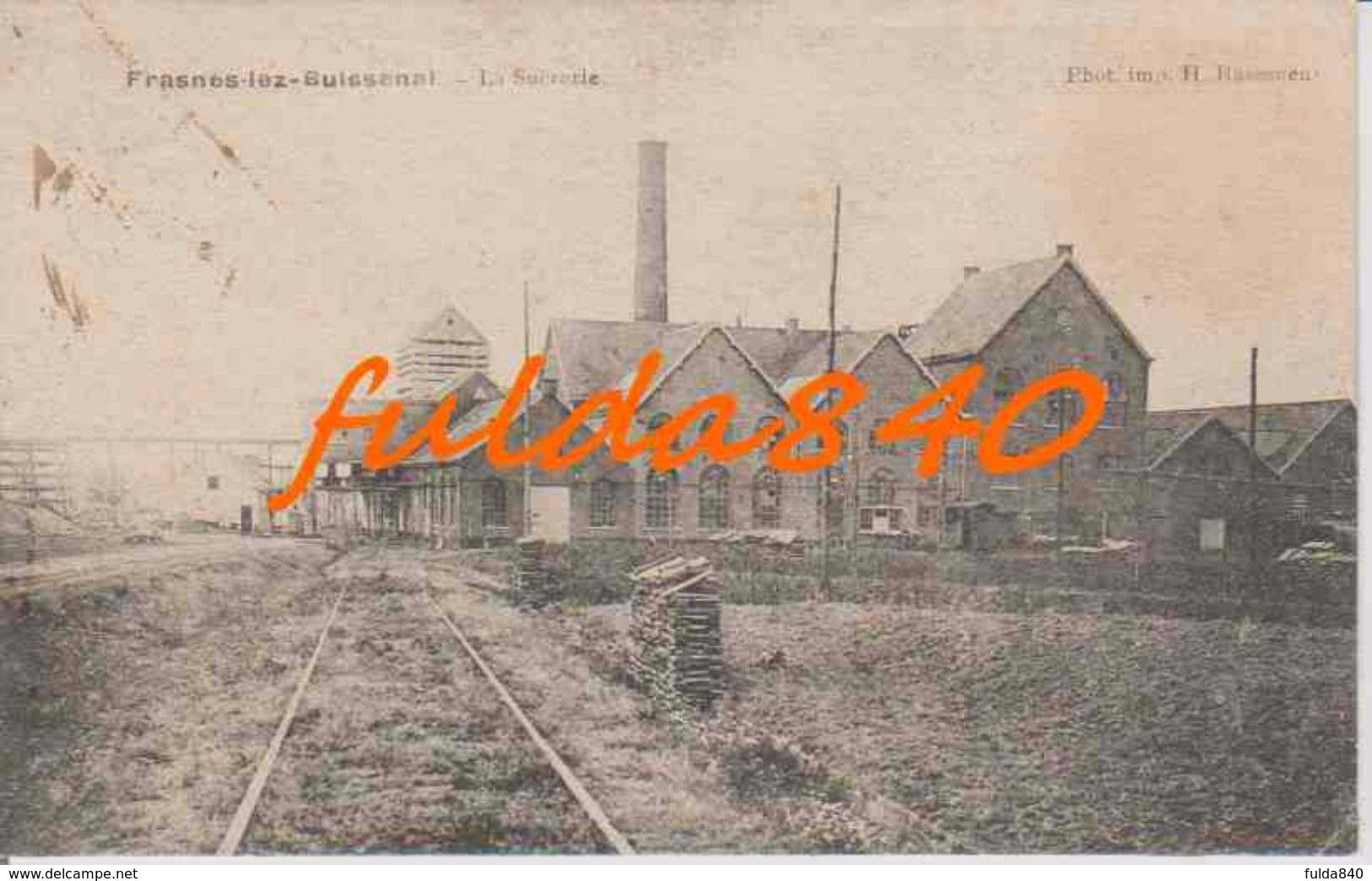 CPA.  FRASNES-LEZ-BUISSENAL.  La Sucrerie.  1911.     () - Frasnes-lez-Anvaing