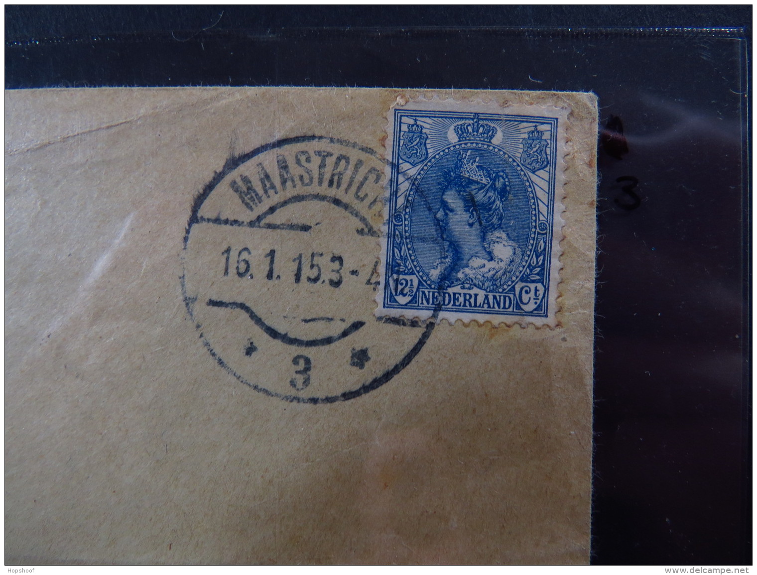 Cover Netherlands Maastricht 16-1-1915 12.5 Cent To Cóln A. Rh. Militaire-Censuur - Andere & Zonder Classificatie