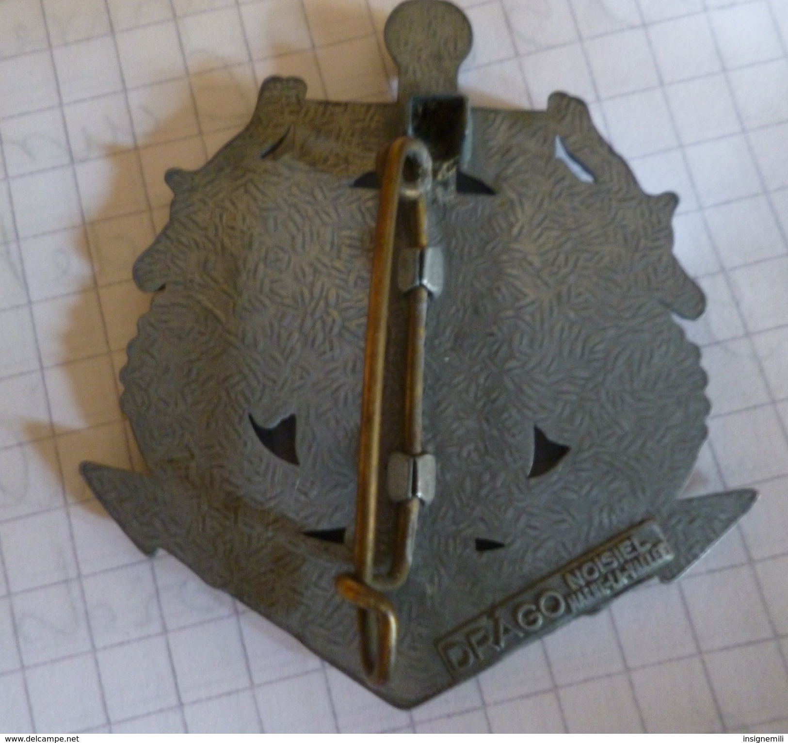 INSIGNE 1° REGIMENT DE FUSILIERS MARINS , Croix De Lorraine, Hyppocampes- DRAGO NOISIEL - Marinera