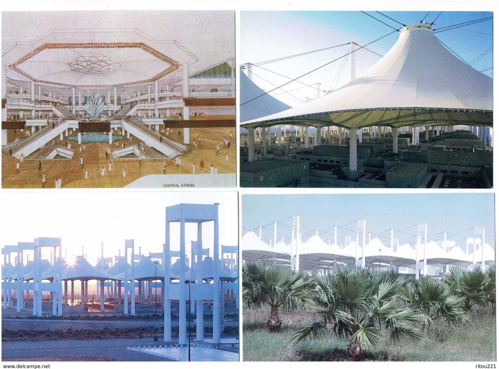 Lot 8 Cpm - Aéroport International Roi-Abdelaziz-  Djeddah En Arabie Saoudite. - Saudi Arabia