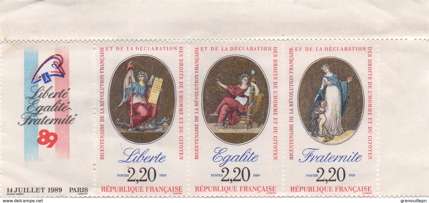 FRANCE - Bloc Philexfrance "89" Liberté Egalité Fraternité Neuf - Mint/Hinged