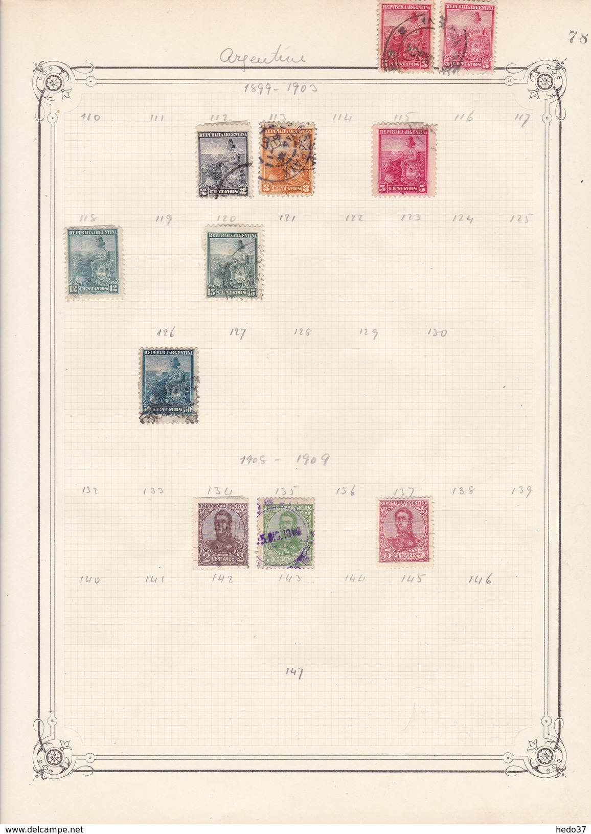 Argentine - Collection Vendue Page Par Page - Timbres Neufs */ Oblitérés - B/TB - Collections, Lots & Series