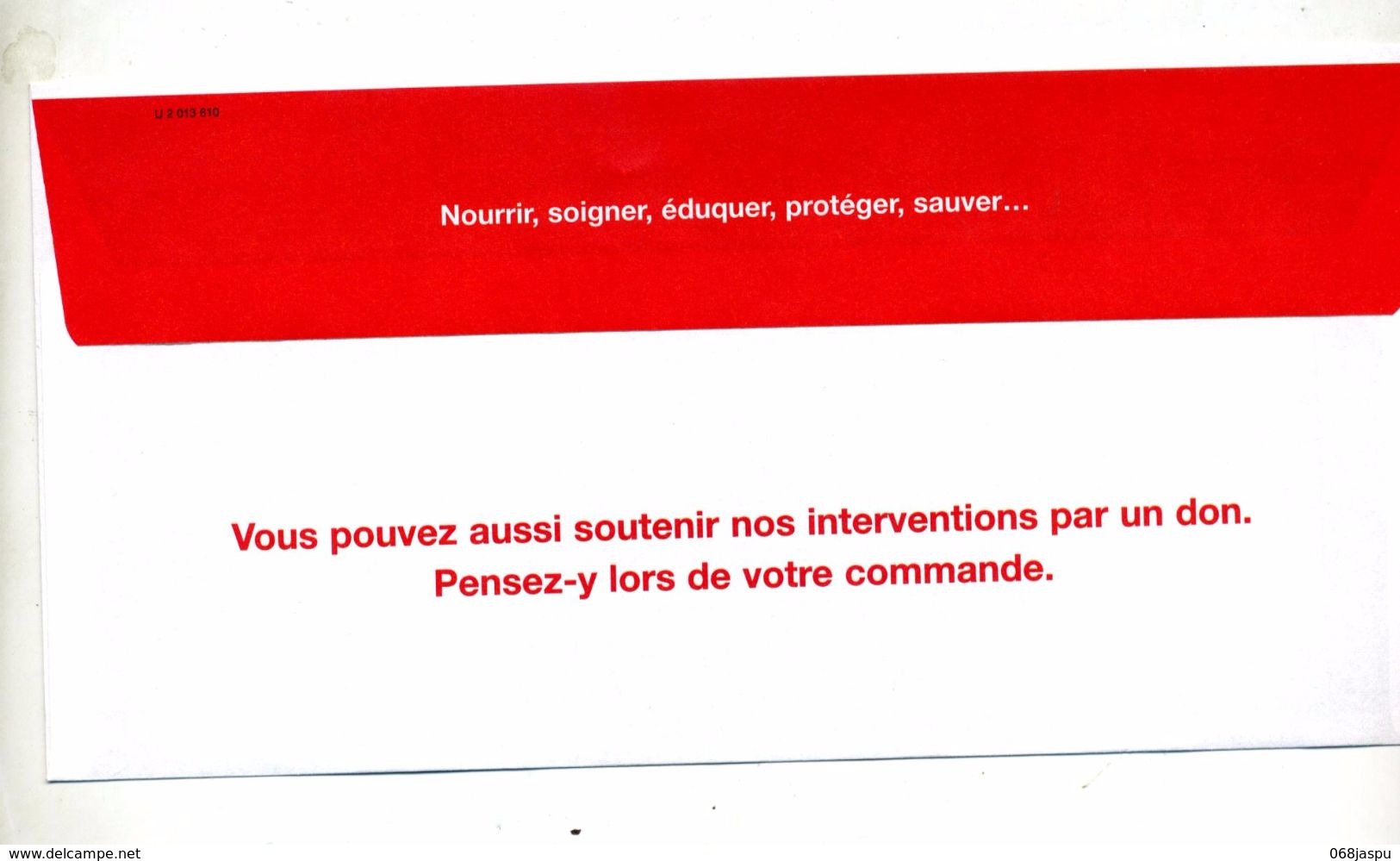 Enveloppe Reponse T Unicef Illustré Bougie - Karten/Antwortumschläge T