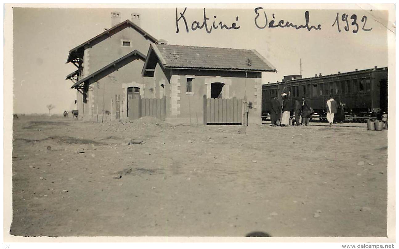 SYRIE : KATINE . LA GARE . DECEMBRE 1932. - Lieux