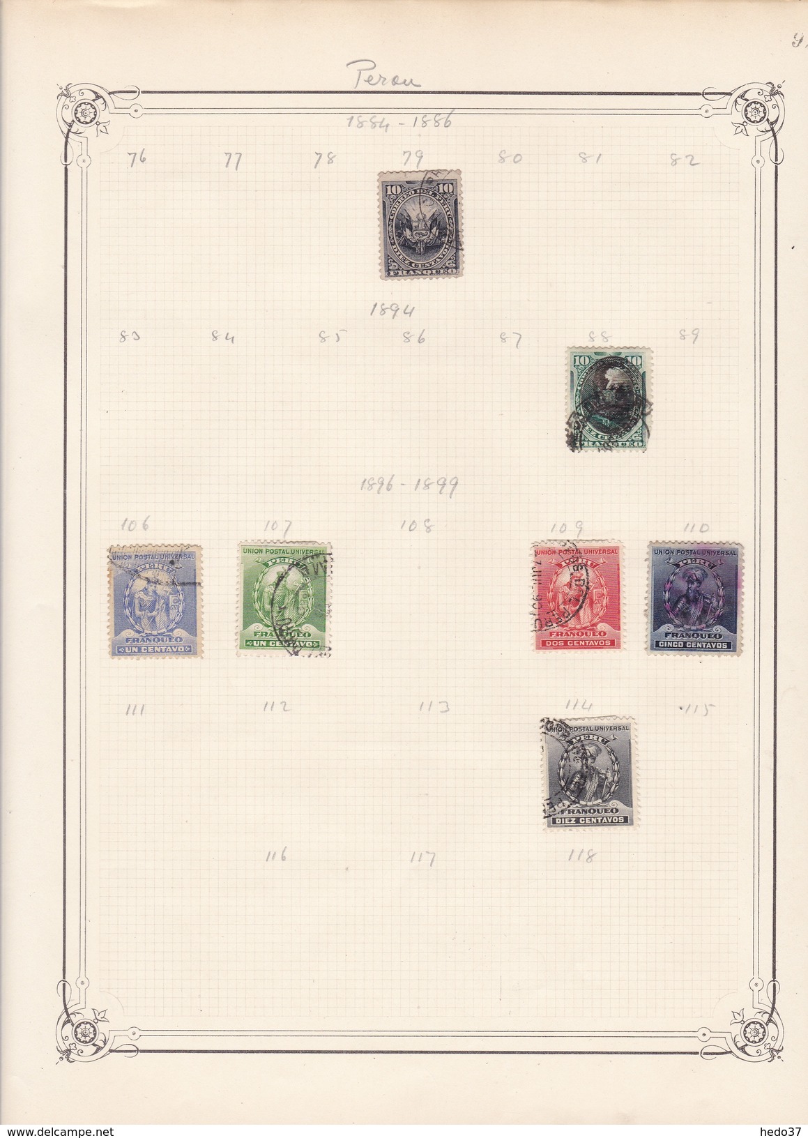 Pérou - Collection Vendue Page Par Page - Timbres Neufs */ Oblitérés - B/TB - Pérou