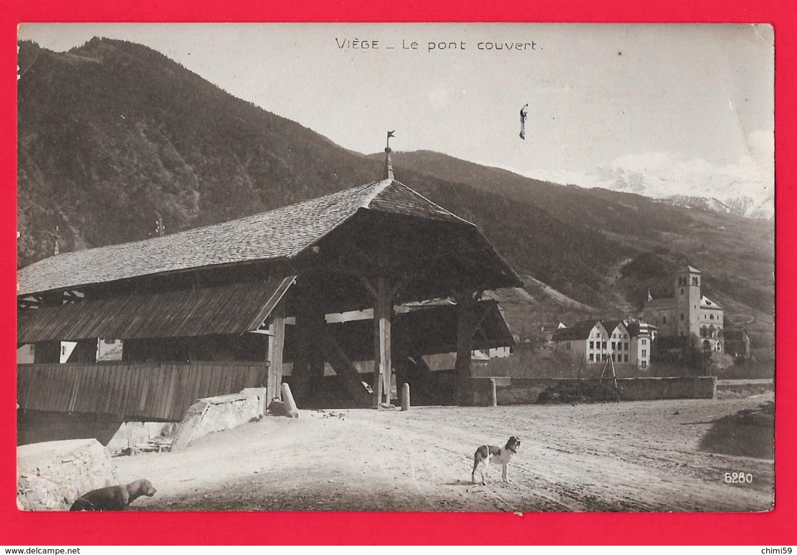 VIEGE - VISP - LE PONT COUVERT - Valais - Viège