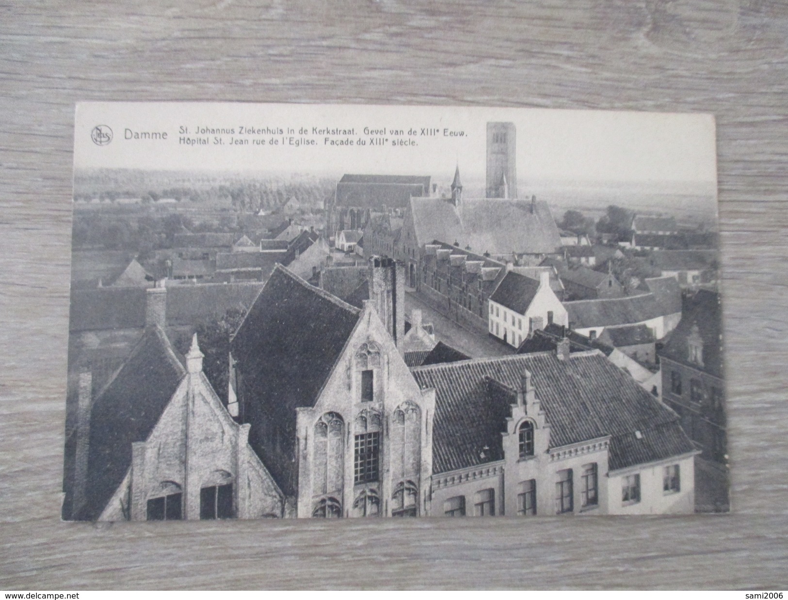 CPA BELGIQUE DAMME HOPITAL SAINT JEAN RUE DE L'EGLISE - Damme