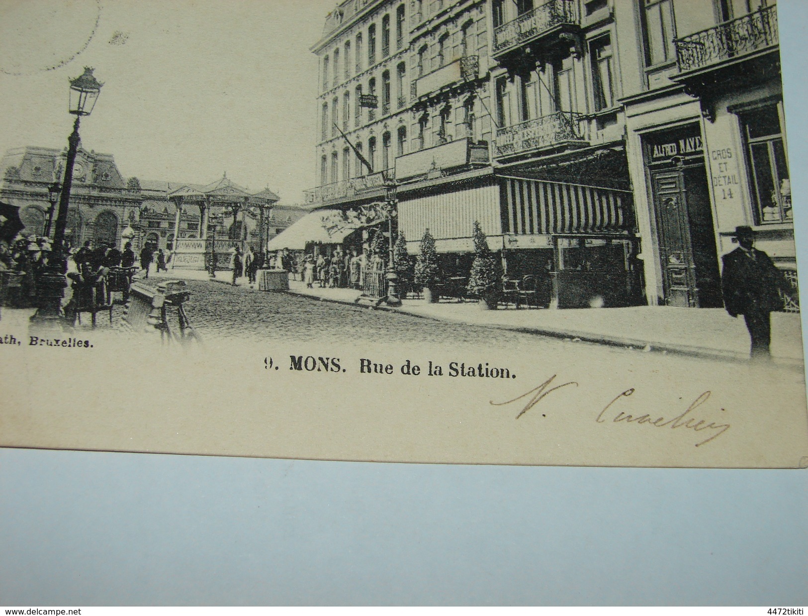C.P.A.-  Mons - Rue De La Station - 1902 - SPL (B30) - Autres & Non Classés