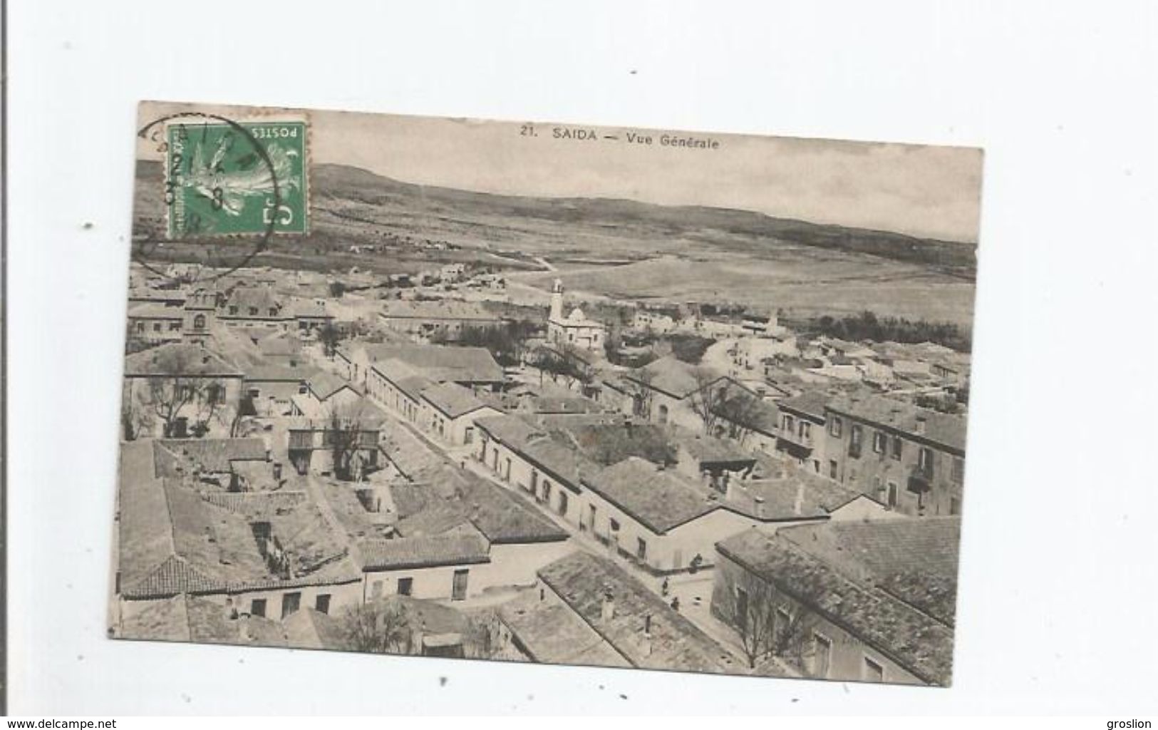 SAIDA 21 VUE GENERALE PANORAMIQUE 1909 - Saida