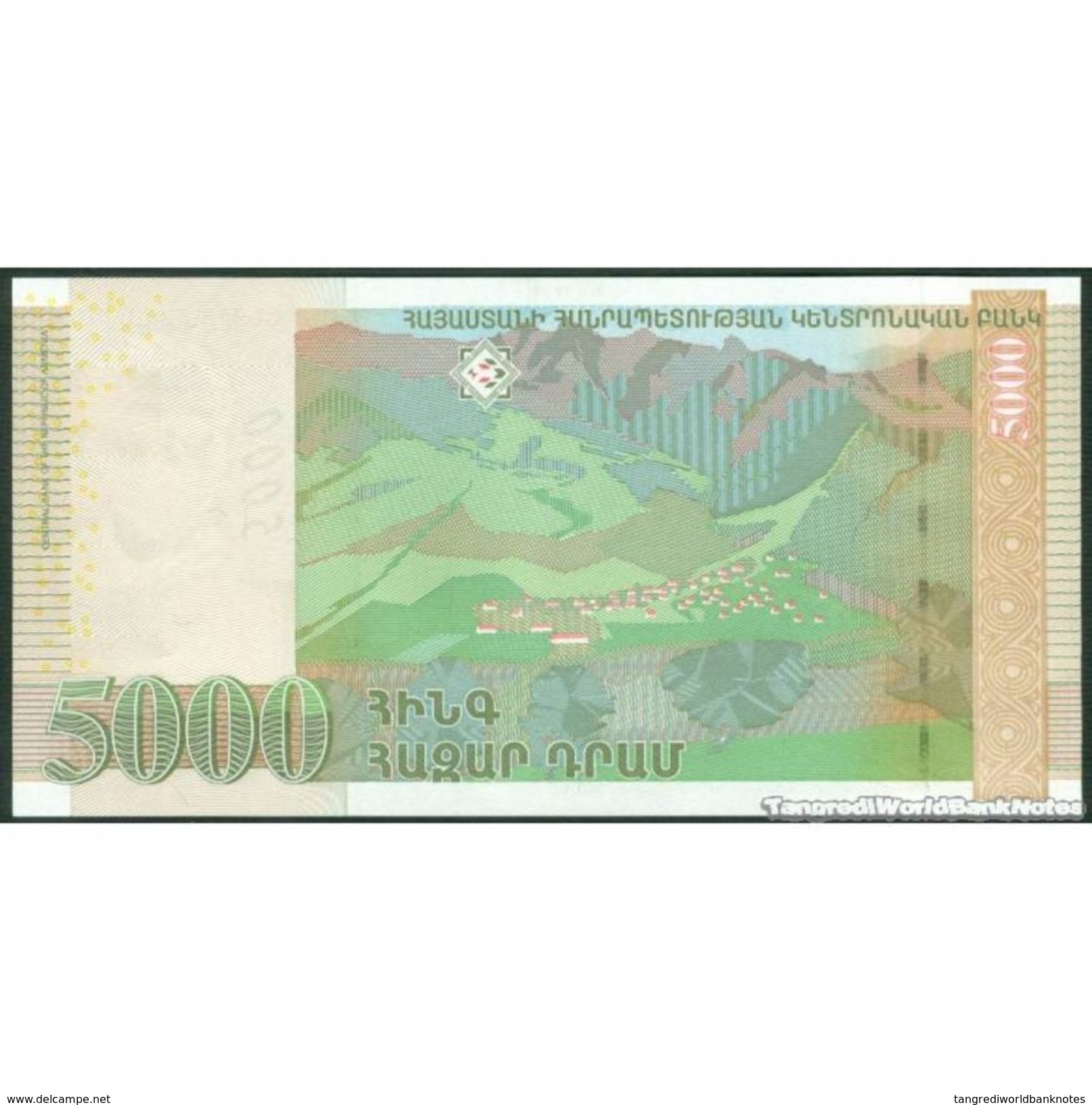 TWN - ARMENIA 51c - 5000 5.000 Dram 2009 UNC - Armenia