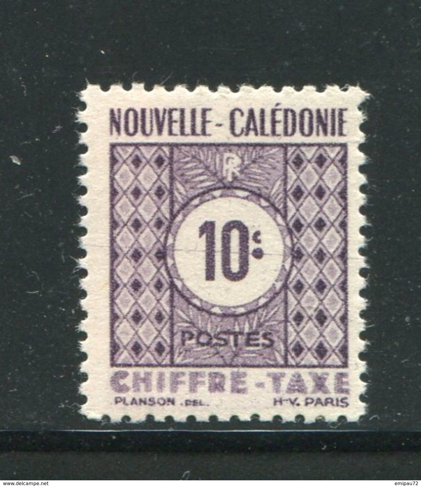 NOUVELLE CALEDONIE- Taxe Y&T N°39- Neuf Sans Charnière ** - Strafport