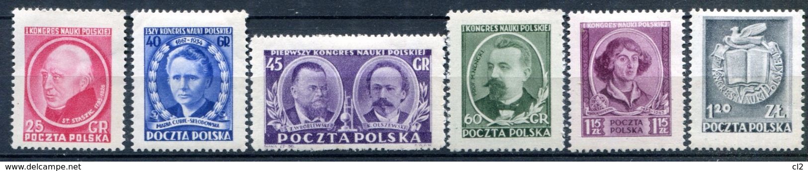 POLOGNE - Y&T 608* à 613* - (20% De La Cote) - Unused Stamps