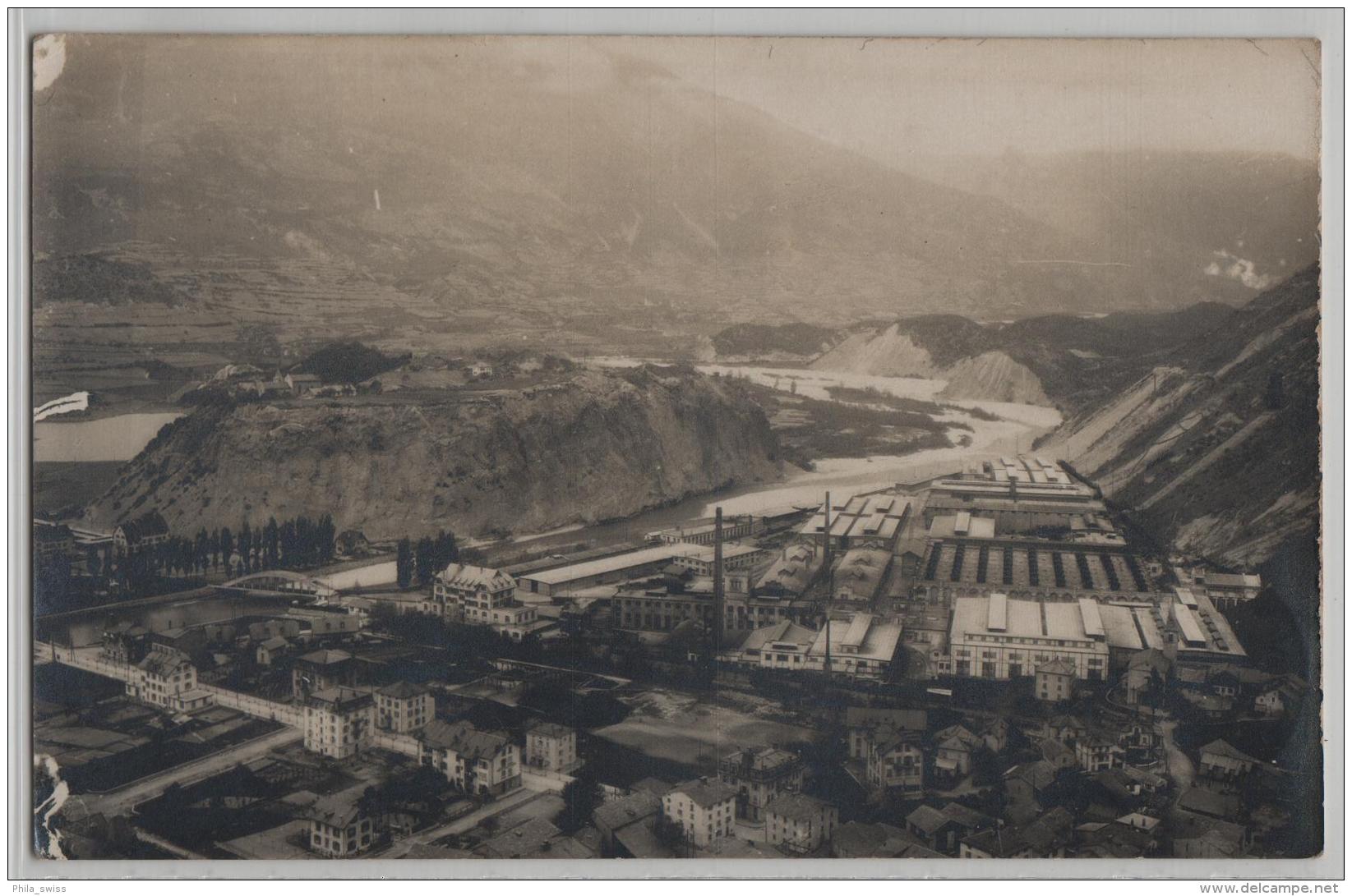 Chippis - Emplacement De La Fabrique D'aluminium - Chippis