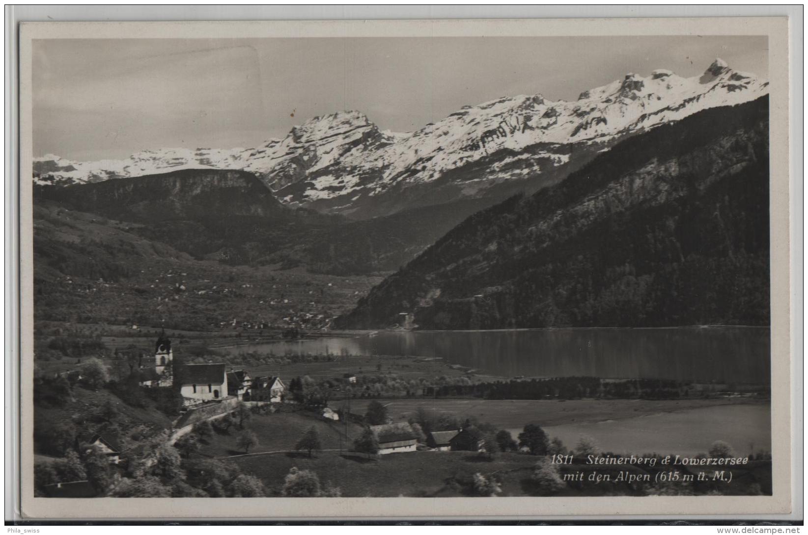 Steinerberg & Lowerzersee Mit Den Alpen (615 M) - Photo: Globetrotter - Steinerberg