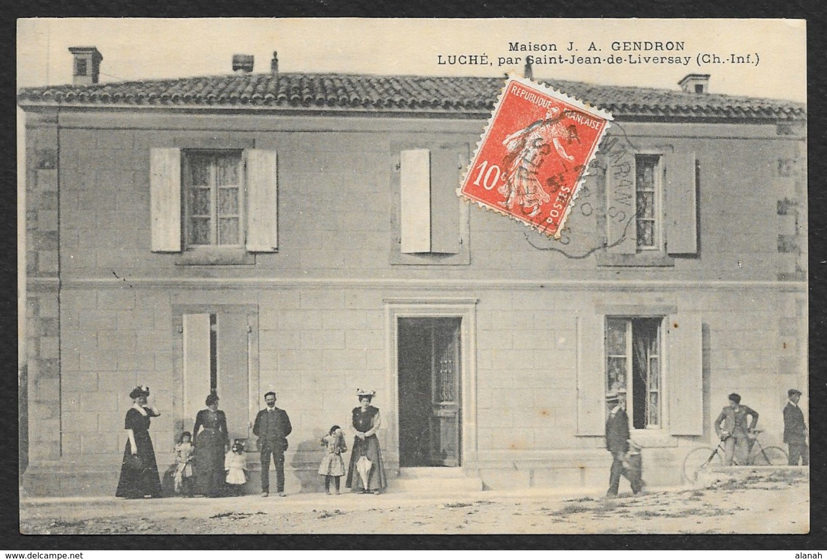 Rare LUCHE Par St JEAN De LIVERSAY Maison Gendron () Charente Maritime (17) - Autres & Non Classés