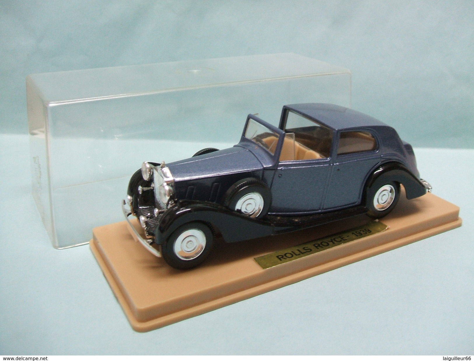 Solido - ROLLS ROYCE PHANTOM III COUPE 1939 Cabriolet Bleu Métallisé BO 1/43 - Solido