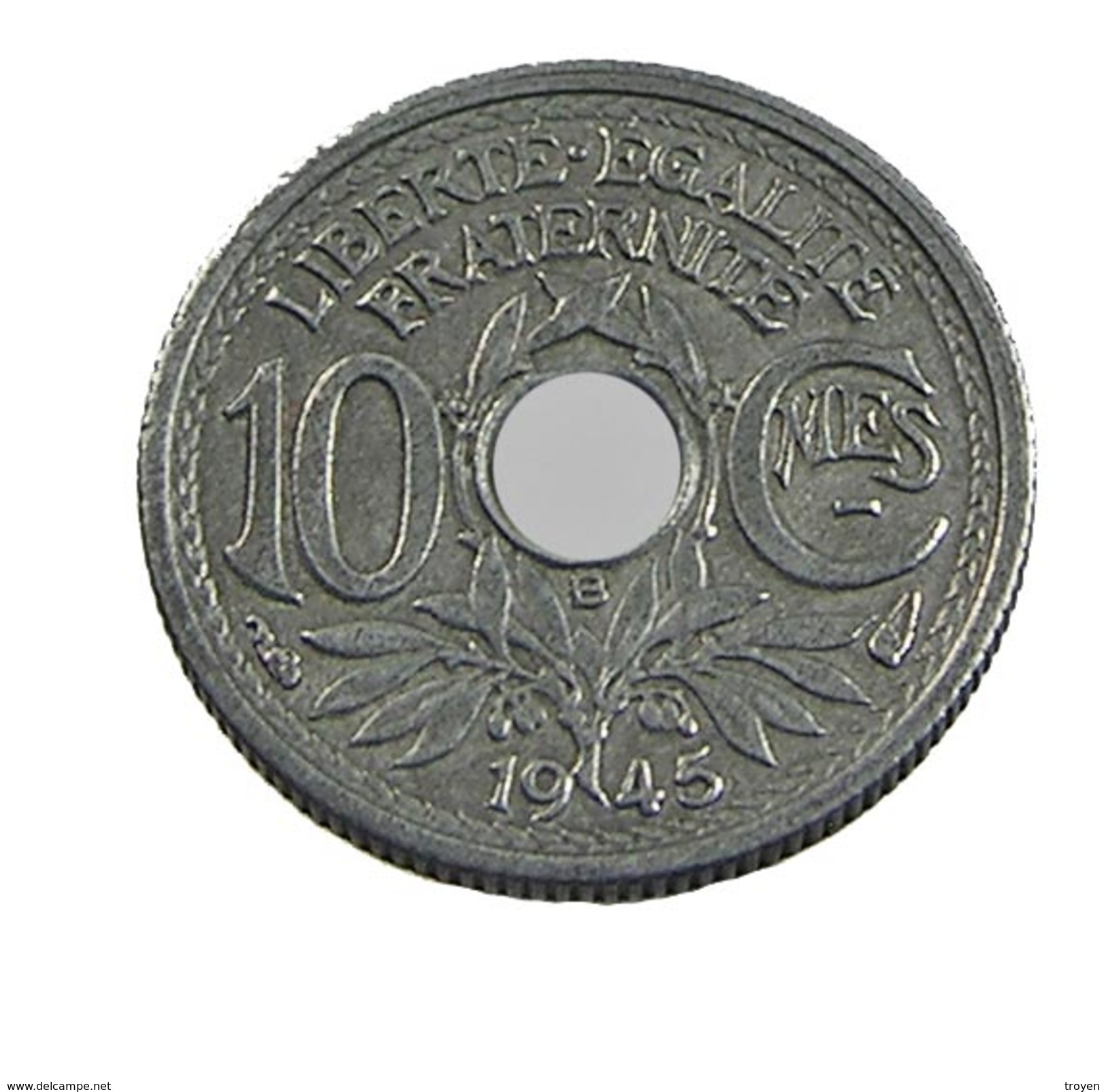 10 Centimes - Lindauer - France - 1945 B - Zinc - TTB - - Autres & Non Classés