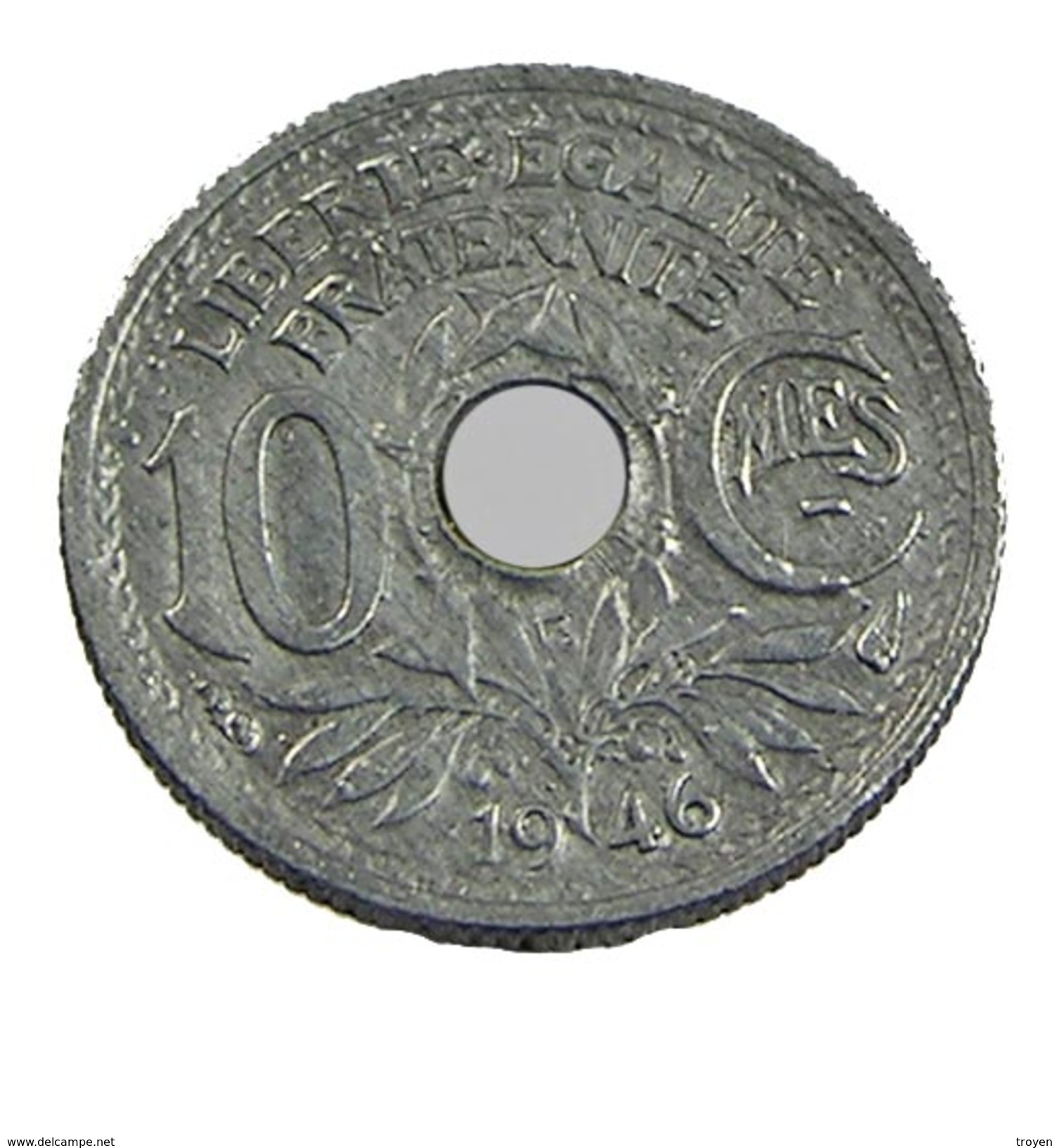 10 Centimes - Lindauer - France - 1946 B - Zinc - TTB - - Andere & Zonder Classificatie