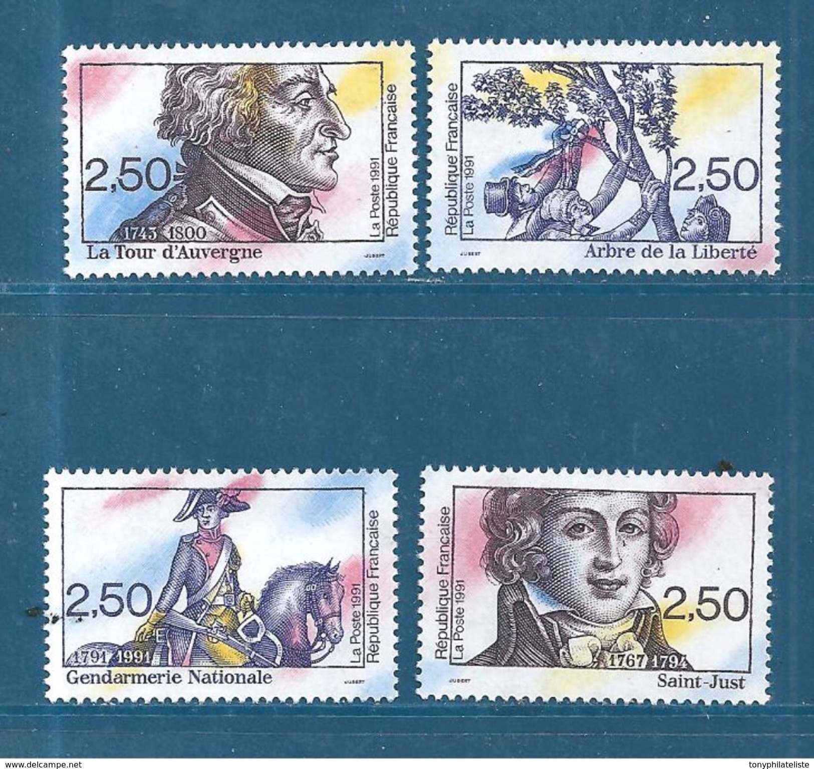 France Timbres De 1991  N°2700 A 2703   Neufs ** Parfait Prix De La Poste - Neufs