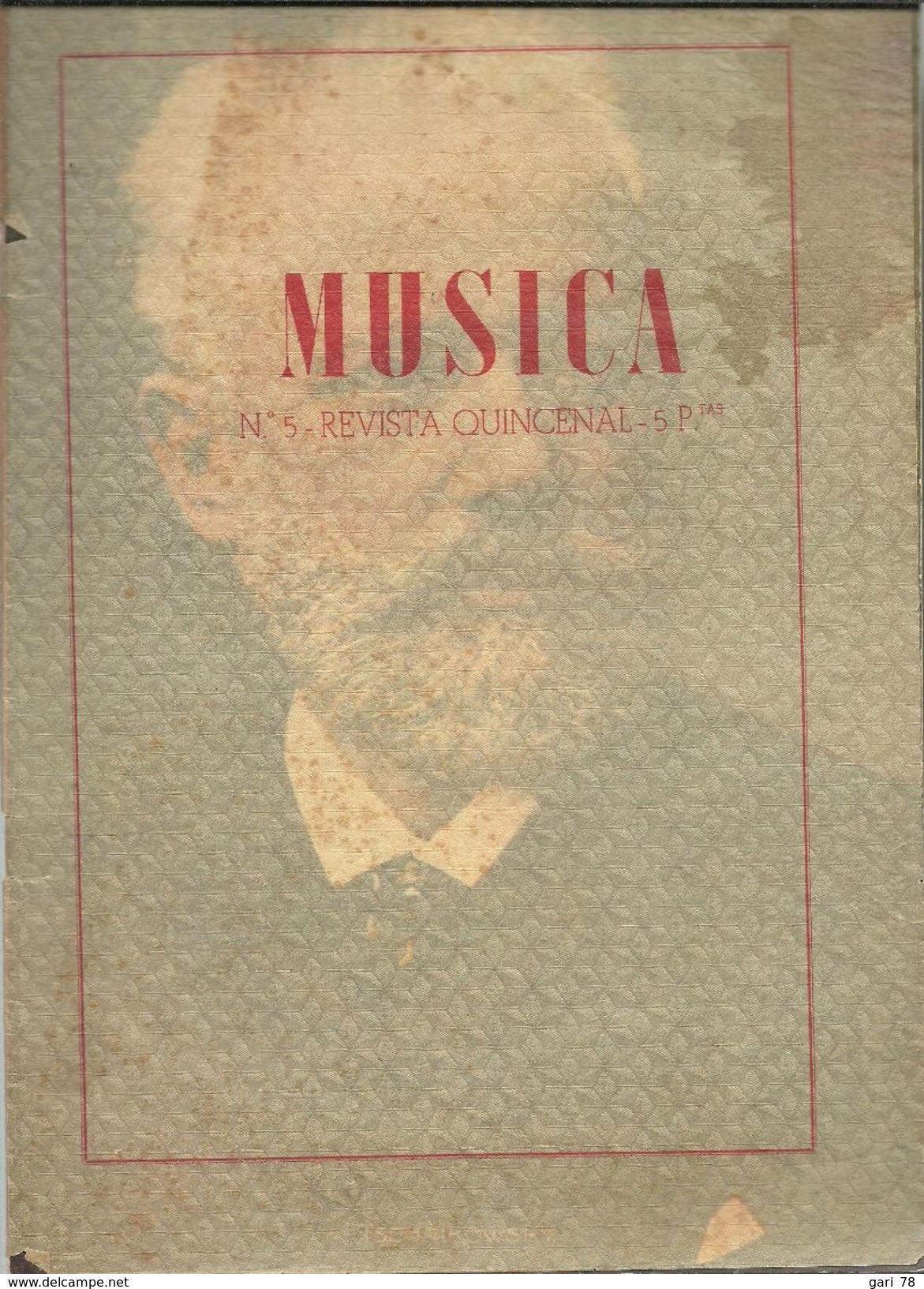 MUSICA N° 5 Revue Bi-mensuelle 15 De Febrero De 1945 - Ano 2 - Culture