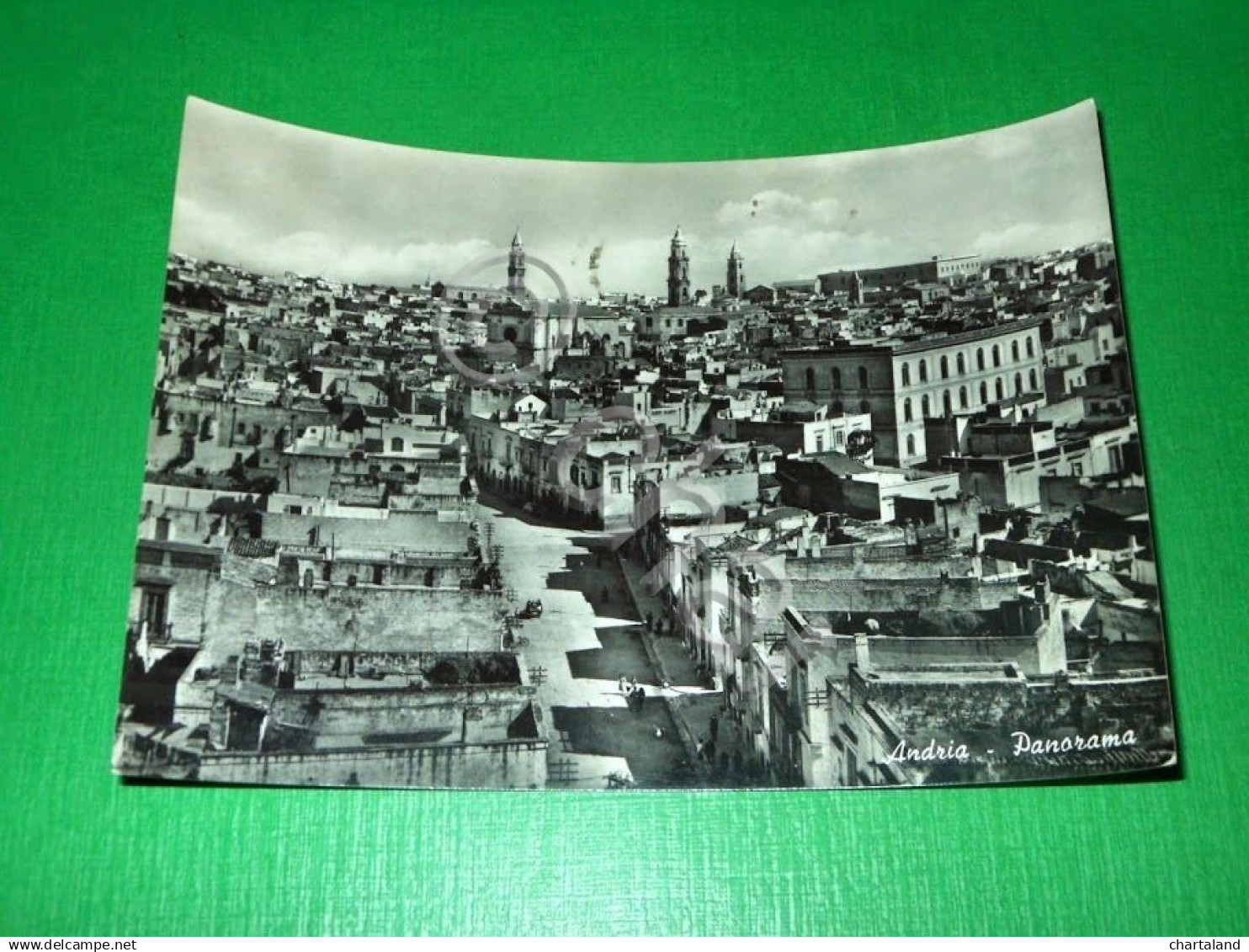 Cartolina Andria - Panorama 1958 - Bari