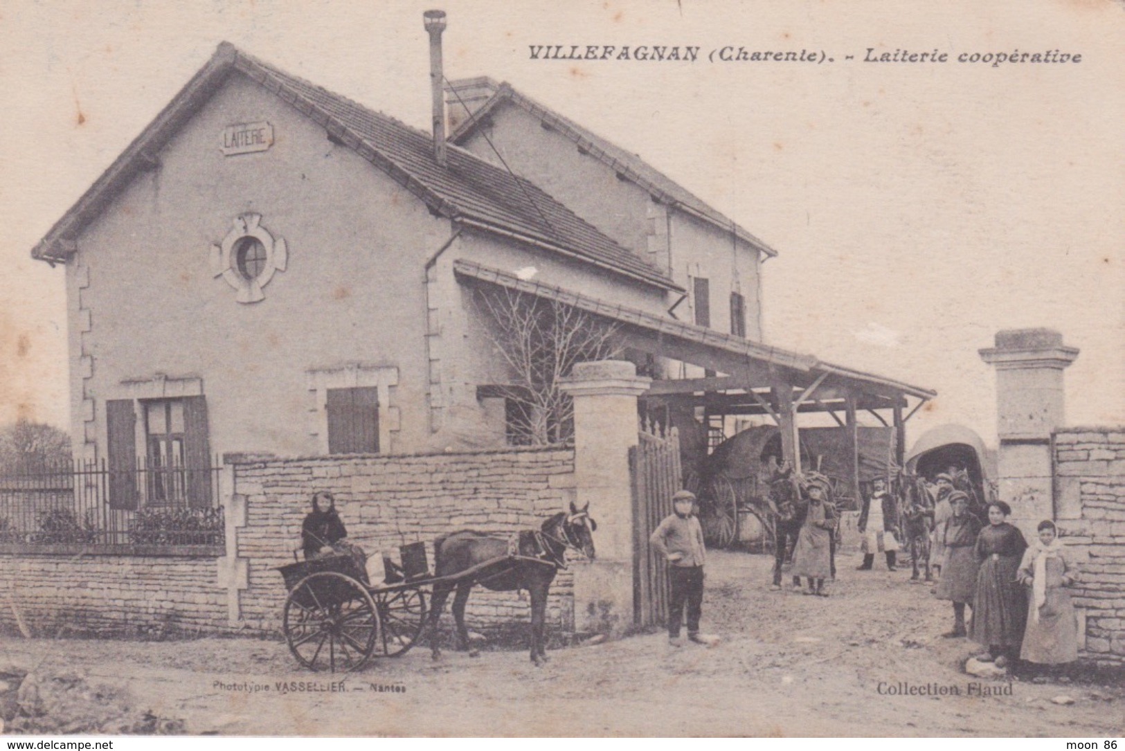 16 - VILLEFAGNAN (Charente) - Laiterie Coopérative - Peu Courante - Villefagnan