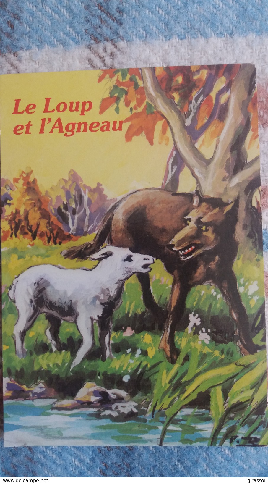 CPSM LE LOUP ET L AGNEAU FABLE DE LA FONTAINE ED LYNA - Contes, Fables & Légendes