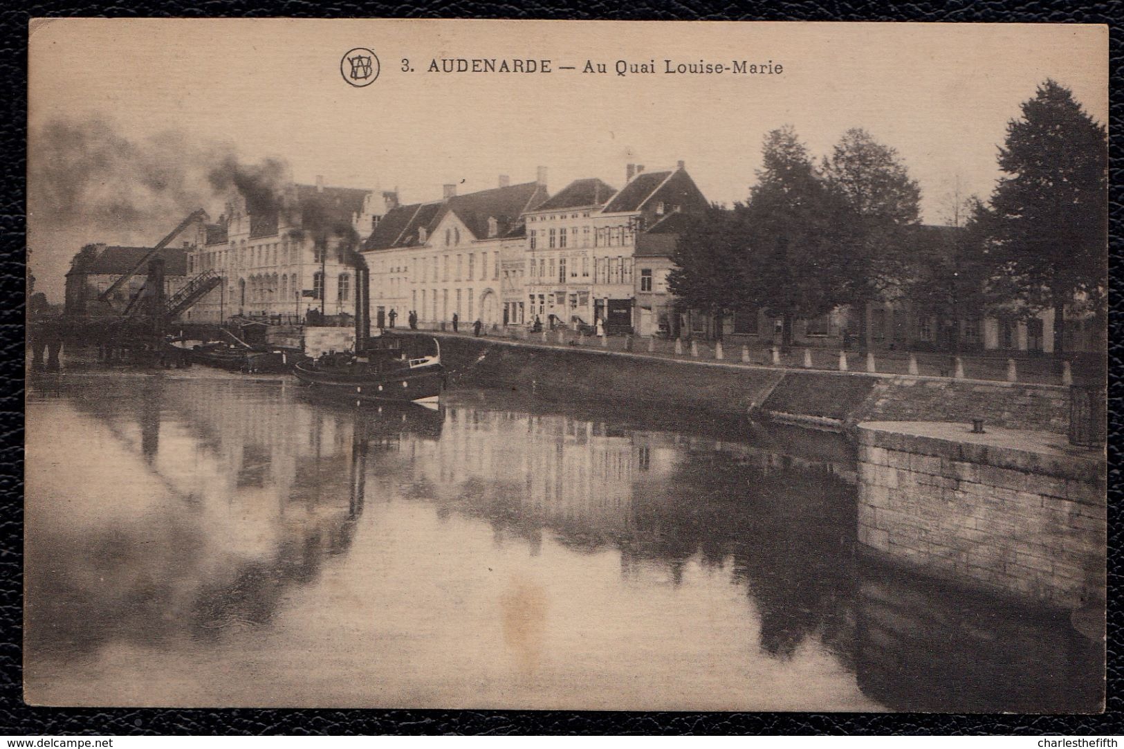 OUDENAARDE - AUDENARDE - ** AU QUAI LOUISE MARIE ** 1925 - Oudenaarde