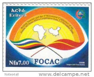 Stamps ERITREA 2006 SC 392 CHINA AFRICA CO,BEIJING SUMMIT FOCAS MNH ER#21 LOOK - Eritrea