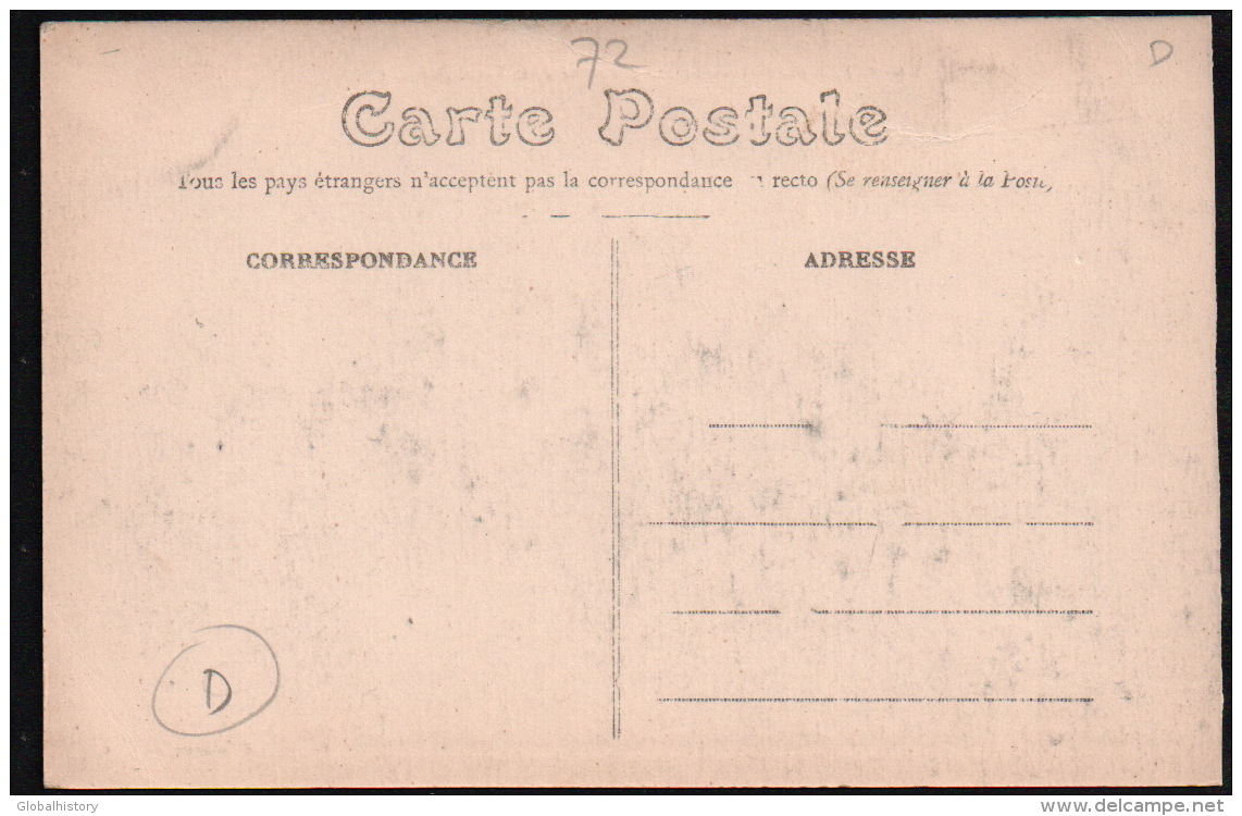 DD1511 FRANCE CONNERRE ARTHE ENTRE PAR ROUTE DE LA FERTE BERNARD POSTCARD - Connerre