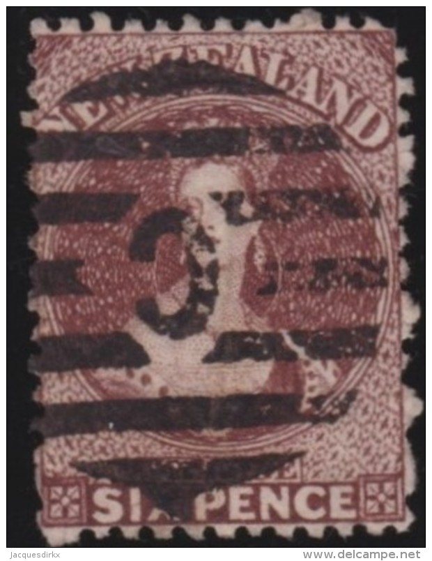 New Zealand     .   Yvert     35       .        O      .   Gebruikt    .     /    .     Cancelled - Used Stamps