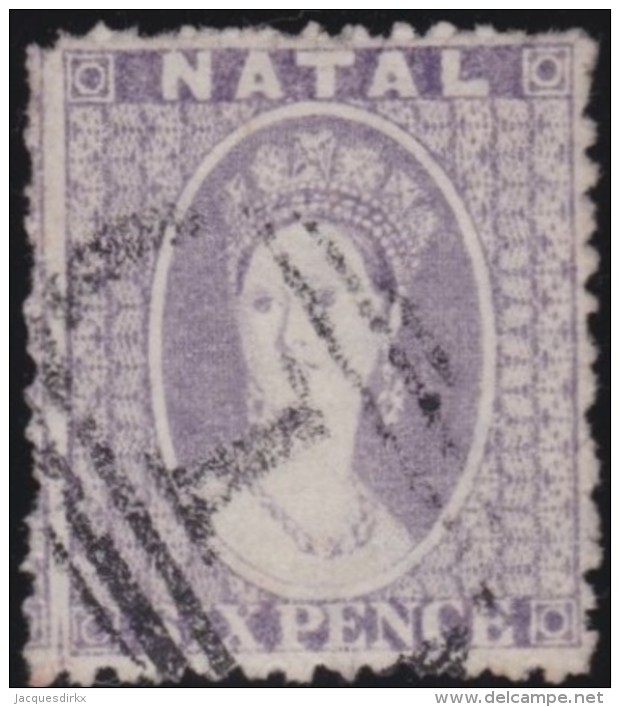 Natal      .   Yvert   13         .        O      .   Gebruikt    .     /    .     Cancelled - Natal (1857-1909)