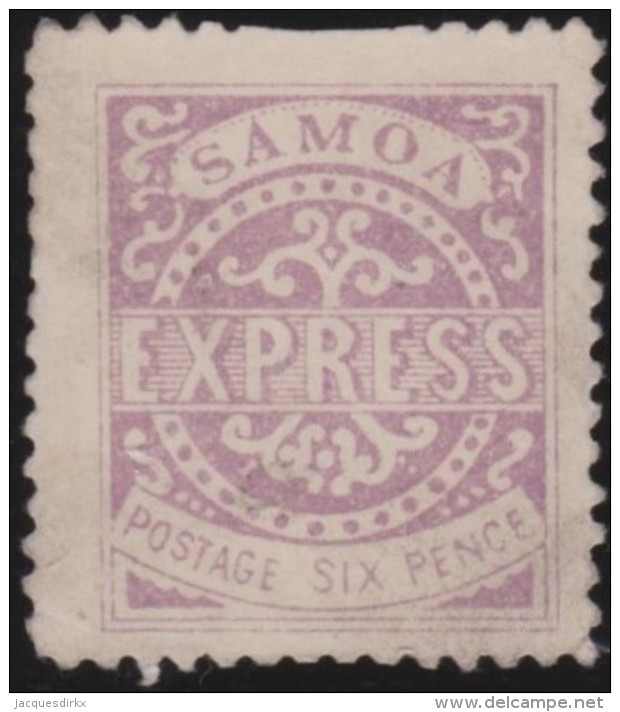 Samoa      .   Yvert  3       .       (*)      .  Geen Gom   .     /    .     No Gum - Samoa