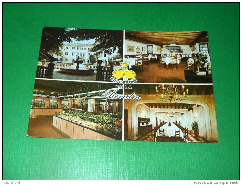 Cartolina Gorgo Al Monticano - Ristorante Villa Revedin 1970 Ca - Treviso