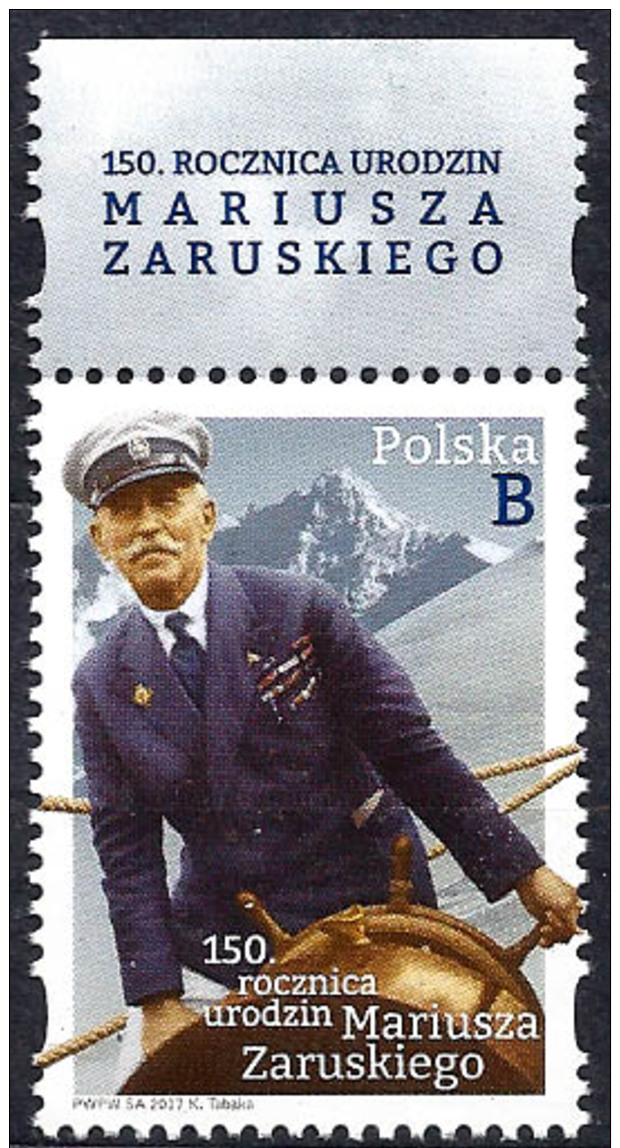 Poland General M Zaruski. Founder Of Tatra Mountains Volunteer Search And Rescue, Scouting Leader, Sailing Pioneer. 2017 - Nuevos