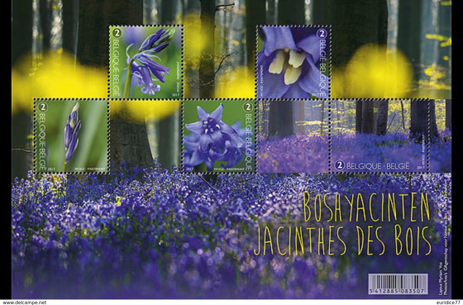 Belgium 2017 - Forest In Bloom Souvenir Sheet Mnh - Ungebraucht