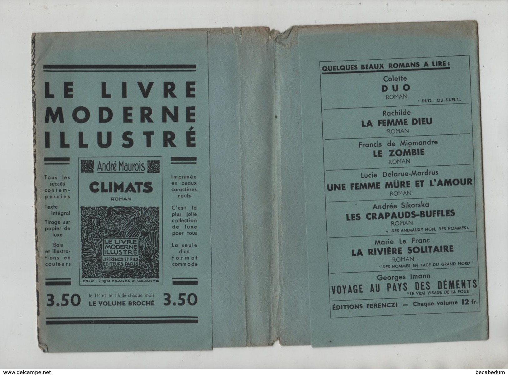 Couverture De Livre Dardel Librairie Des Portiques Chambéry  Publicité Valisère - Ohne Zuordnung